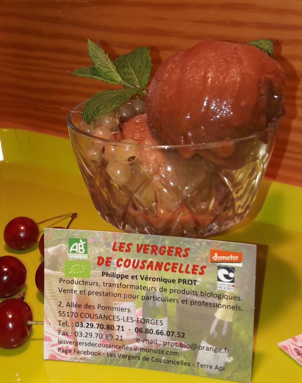 sorbet de fruit